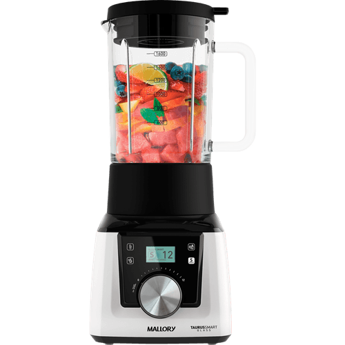 Liquidificador Mallory Taurus Smart Glass, 1300W, 6 Lâminas, 12 Velocidades, 2,3 L - B9120212 Menor preço em Liquidificador Mallory Taurus Smart Glass, 1300W, 6 Lâminas, 12 Velocidades, 2,3 L - B9120212