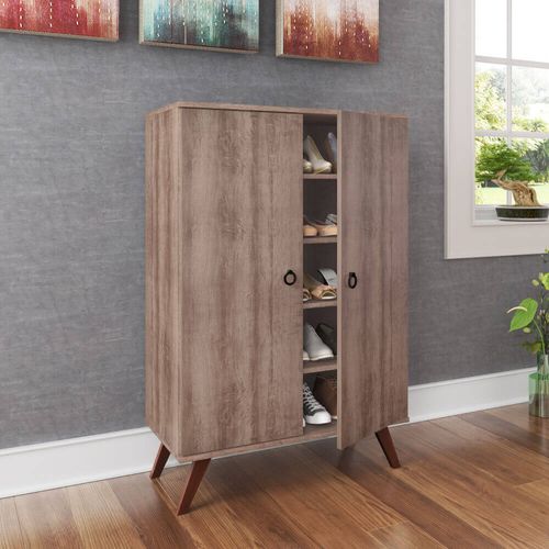 Sapateira Retrô 2 Portas 5 Prateleiras - Rústico é ruim? Sapateira Retrô 2 Portas 5 Prateleiras - Rústico é boa?