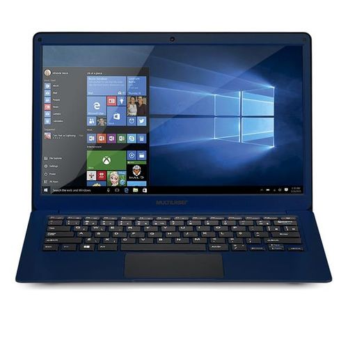 Notebook - Multilaser Pc224 Celeron N3350 1.10ghz 4gb 64gb Padrão Intel Hd Graphics Windows 10 Professional Legacy 13,3