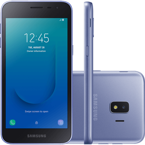 Smartphone Samsung Galaxy J2 Core, 5", Quad-Core, 16GB, Câmera 8MP, Prata - SM-J260M Menor preço em Smartphone Samsung Galaxy J2 Core, 5", Quad-Core, 16GB, Câmera 8MP, Prata - SM-J260M
