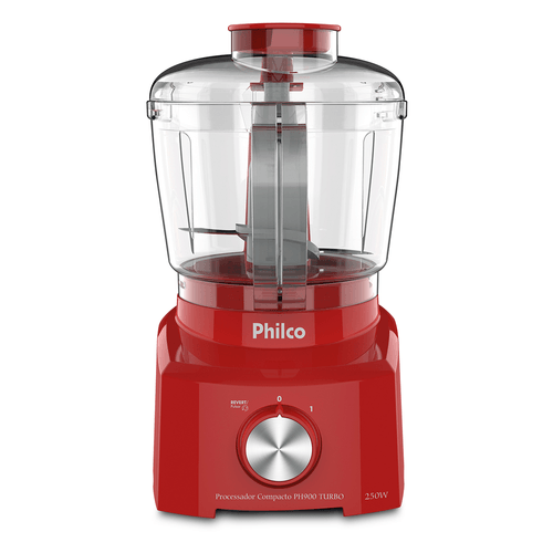 Processador de Alimentos Turbo Philco, 250W, Função Pulsar, 500ml - PH900V Menor preço em Processador de Alimentos Turbo Philco, 250W, Função Pulsar, 500ml - PH900V