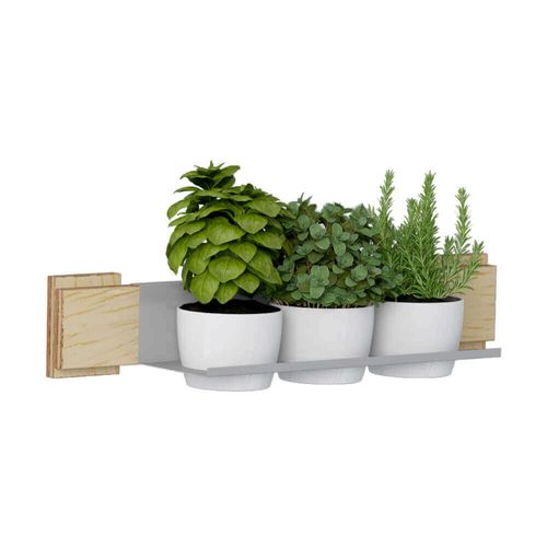 Kit Jardim Vertical Green com 3 Cachepots - Natural/Cinza é boa?