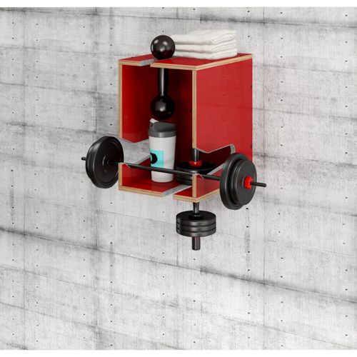 Nicho Easy para Bicicleta, Skate, Raquetes e Halteres - Vermelho Menor preço em Nicho Easy para Bicicleta, Skate, Raquetes e Halteres - Vermelho