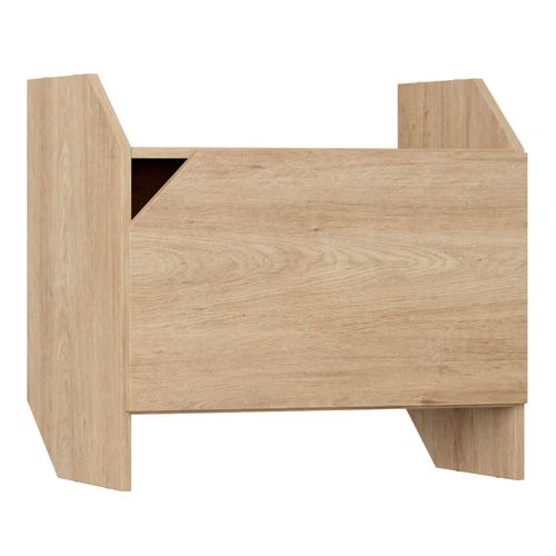 Módulo Estante Nicho com Porta Soul 1002 - Carvalho Mel Menor preço em Módulo Estante Nicho com Porta Soul 1002 - Carvalho Mel