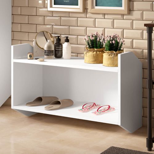 Módulo Estante Nicho Soul 1001 - Branco Menor preço em Módulo Estante Nicho Soul 1001 - Branco