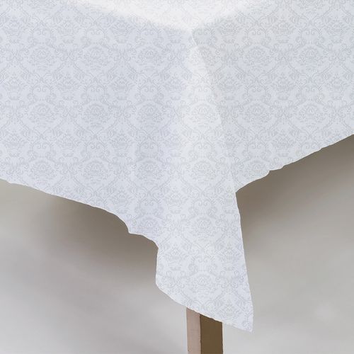 Toalha De Mesa Jacquard Neo Classico Arabesco 160x270 Branco Camesa Menor preço em Toalha De Mesa Jacquard Neo Classico Arabesco 160x270 Branco Camesa