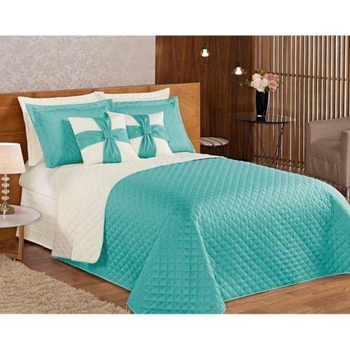 Kit Colcha Dupla Face Casal Ruth Tiffany Casaborda 7 peças é ruim? Kit Colcha Dupla Face Casal Ruth Tiffany Casaborda 7 peças é boa?