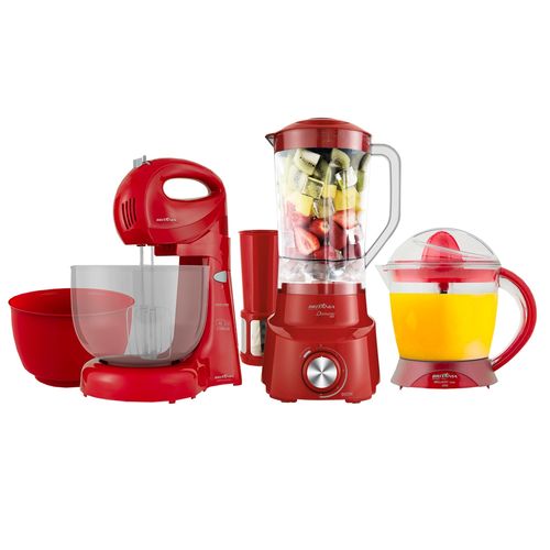 Kit Cozinha 3 em 1 Britânia - Liquidificador, Batedeira e Espremedor Menor preço em Kit Cozinha 3 em 1 Britânia - Liquidificador, Batedeira e Espremedor