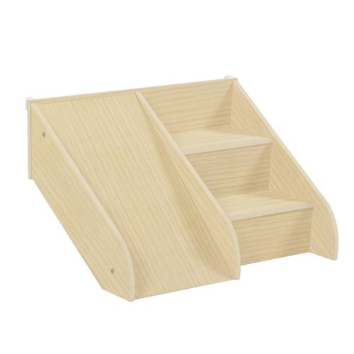 Kit Escadinha com Escorrega Natural para Cama Infantil Casatema Menor preço em Kit Escadinha com Escorrega Natural para Cama Infantil Casatema