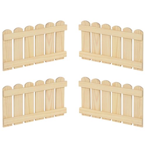 Kit 4 Cercas para Mini Cama Casinha II Natural Casatema Menor preço em Kit 4 Cercas para Mini Cama Casinha II Natural Casatema