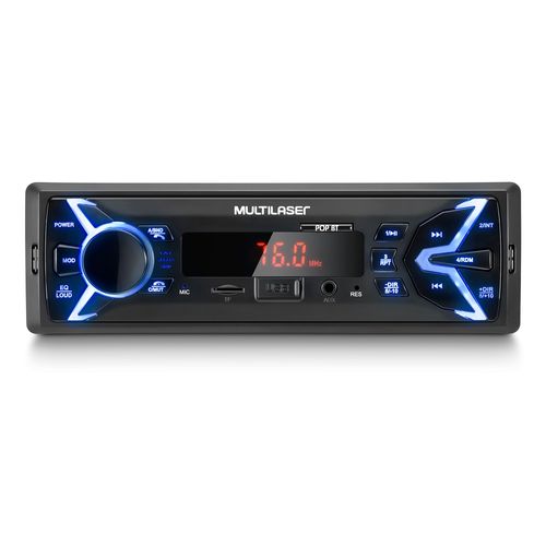 Som Automotivo Pop Bt 4X25W Usb/Sd/Aux Multilaser - P3336 Menor preço em Som Automotivo Pop Bt 4X25W Usb/Sd/Aux Multilaser - P3336