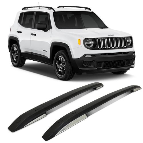 Rack de Teto Longarina C&K Jeep Renegade 2015 a 2018 Preto Suporta 50KG é boa?