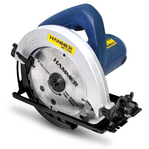 Serra Circular Manual Para Madeira Rolamentada Hammer 7-1/4" 1100W 110V Azul e Preto GYSC1100 Menor preço em Serra Circular Manual Para Madeira Rolamentada Hammer 7-1/4" 1100W 110V Azul e Preto GYSC1100