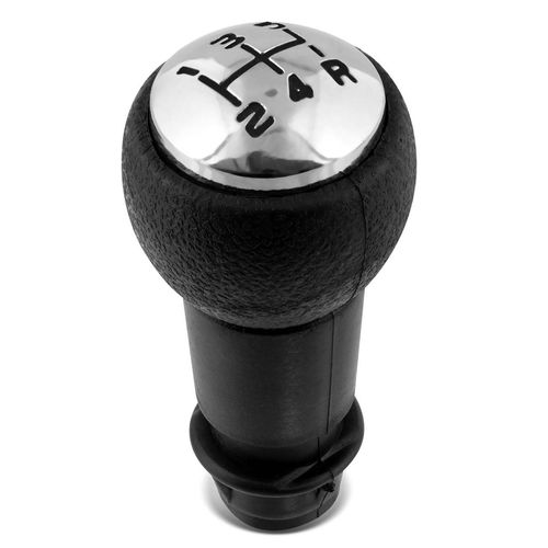 Bola de Cambio Manopla Peugeot 206 207 C3 2003 a 2012 Preto com Lente Cromada Indicador de Marcha Menor preço em Bola de Cambio Manopla Peugeot 206 207 C3 2003 a 2012 Preto com Lente Cromada Indicador de Marcha