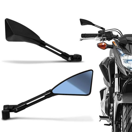 Retrovisor Moto Esportivo Similar Rizoma Tomok Preto Aluminio Par Hornet Fazer CB 300 Twister 250 Menor preço em Retrovisor Moto Esportivo Similar Rizoma Tomok Preto Aluminio Par Hornet Fazer CB 300 Twister 250