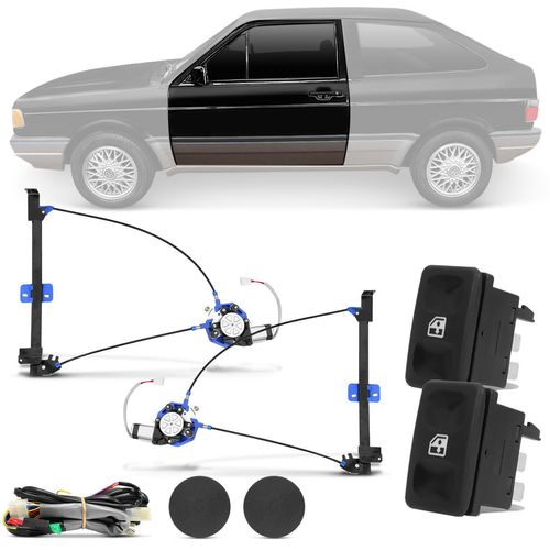 Kit Vidro Elétrico Volkswagen Gol Parati Saveiro Voyage G1 1980 A 1997 2 Portas Dianteiras Simples Menor preço em Kit Vidro Elétrico Volkswagen Gol Parati Saveiro Voyage G1 1980 A 1997 2 Portas Dianteiras Simples