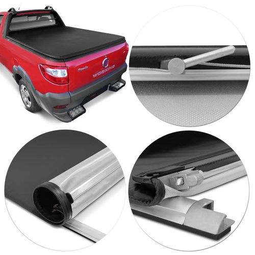 Capota Marítima Fiat Strada Work Cabine Simples 2014 a 2018 Trek Roller Menor preço em Capota Marítima Fiat Strada Work Cabine Simples 2014 a 2018 Trek Roller