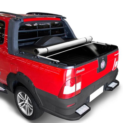 Capota Marítima Fiat Strada Cabine Dupla 2010 A 2013 Modelo Force Com Gancho e Estepe Menor preço em Capota Marítima Fiat Strada Cabine Dupla 2010 A 2013 Modelo Force Com Gancho e Estepe