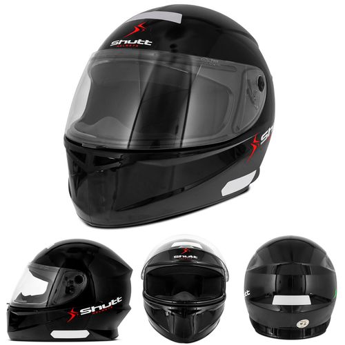Capacete Moto Fechado Shutt One Preto e Vermelho Tamanho 60 é boa?