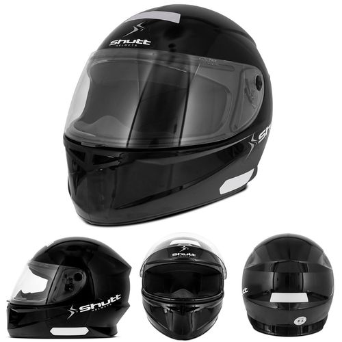 Capacete Moto Fechado Shutt One Preto e Cinza Tamanho 56 é boa?