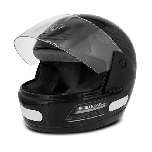 Capacete Fechado EBF 7 GT Preto e Prata - Tamanho 60 é boa?