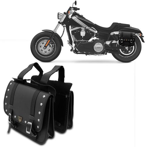 Bolsa Alforje Par Lateral Moto Universal Modelo Pasta Executiva Couro Preto com Cravos 12 Litros é ruim? Bolsa Alforje Par Lateral Moto Universal Modelo Pasta Executiva Couro Preto com Cravos 12 Litros é boa?