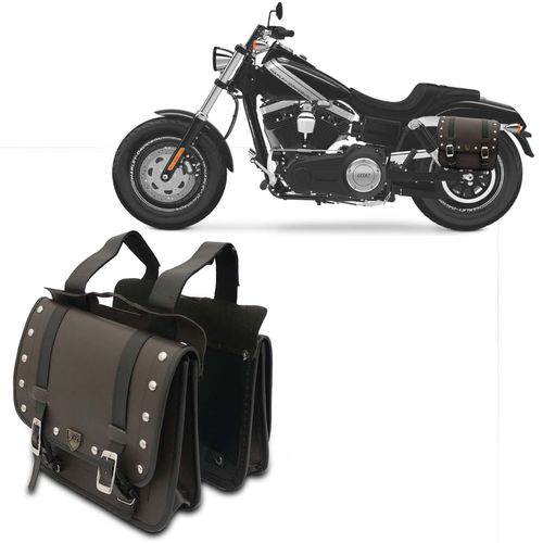 Bolsa Alforje Par Lateral Moto Universal Modelo Pasta Executiva Couro Marrom com Cravos 12 Litros é ruim? Bolsa Alforje Par Lateral Moto Universal Modelo Pasta Executiva Couro Marrom com Cravos 12 Litros é boa?