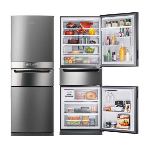 Geladeira Brastemp Inverse 419 Litros Inox 110V BRY59BKANA Menor preço em Geladeira Brastemp Inverse 419 Litros Inox 110V BRY59BKANA