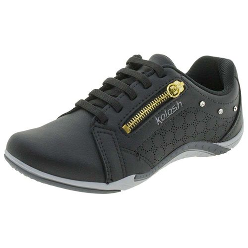 tenis feminino kolosh preto