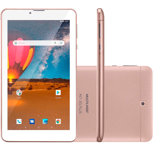 Tablet Multilaser M7 Plus 7", Quad-Core, 16GB, Rosa - NB305 Menor preço em Tablet Multilaser M7 Plus 7", Quad-Core, 16GB, Rosa - NB305
