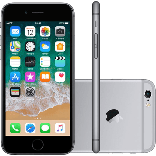 Menor preço em iPhone 6s Apple, 4.7", 32GB, Câmera 12MP, Touch ID, iOS 11, Cinza Espacial