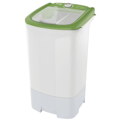 Tanquinho Arno Lavete Eco, 11Kg, 5 Programas, Branco/Verde - ML80 Menor preço em Tanquinho Arno Lavete Eco, 11Kg, 5 Programas, Branco/Verde - ML80
