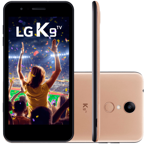 Celular Smartphone LG K9 Tv X210 16gb Dourado - Dual Chip