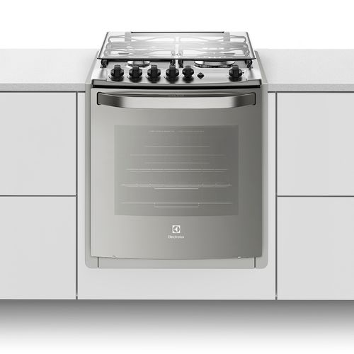 Fogão 4 Bocas de Embutir Electrolux Inox - Bivolt - 56ext