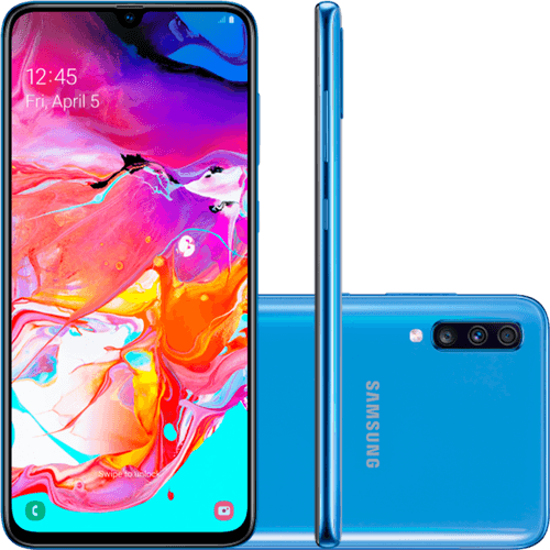 Celular Smartphone Samsung Galaxy A70 A705m 128gb Azul - Dual Chip