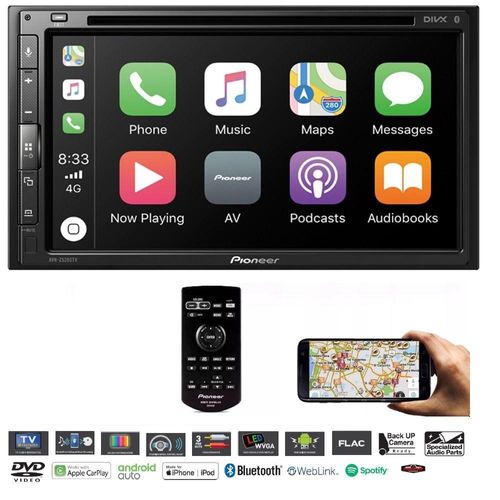 DVD Automotivo Pioneer Avh-Z5280TV Tela 6,8" 2 Din TV Digital Bluetooth USB Entrada para Câmera de Ré Menor preço em DVD Automotivo Pioneer Avh-Z5280TV Tela 6,8" 2 Din TV Digital Bluetooth USB Entrada para Câmera de Ré