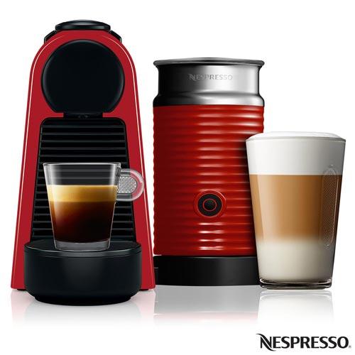 Cafeteira Expresso Nespresso Essenza Mini & Aeroccino Red Vermelho 110v - A3nrd30brre