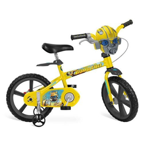 Bicicleta Bandeirante Transformers 3352 Aro 14 Rígida 1 Marcha - Amarelo