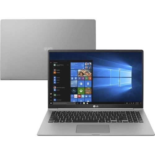 Notebook - LG 15z980-g.bh72p1 I7-8550u 1.80ghz 8gb 256gb Ssd Intel Hd Graphics 620 Windows 10 Home Gram 15,6" Polegadas