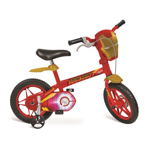 Bicicleta Bandeirante Iron Man 3020 Aro 12 Rígida 1 Marcha - Vermelho
