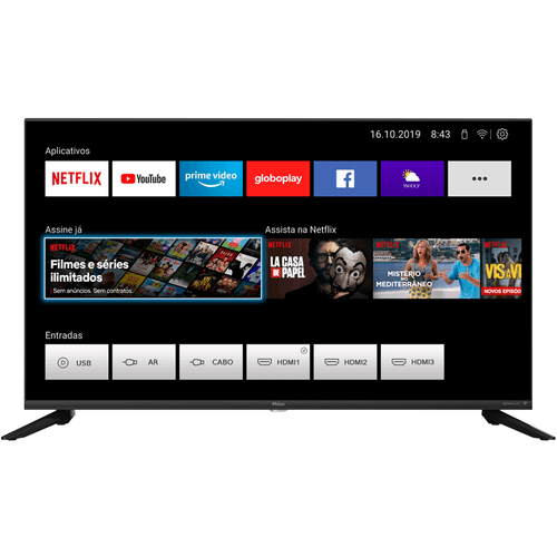 Smart TV LED 40'' Philco, Full HD, Wi-Fi, HDMI, USB - PTV40G70N5CBLF - Bivolt Menor preço em Smart TV LED 40'' Philco, Full HD, Wi-Fi, HDMI, USB - PTV40G70N5CBLF - Bivolt