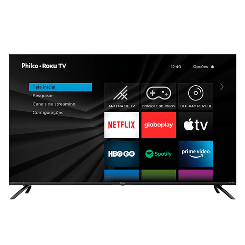 Smart TV Backlight D-LED 50'' Philco 4K UltraHD - PTV50RCG70BL - Bivolt Menor preço em Smart TV Backlight D-LED 50'' Philco 4K UltraHD - PTV50RCG70BL - Bivolt
