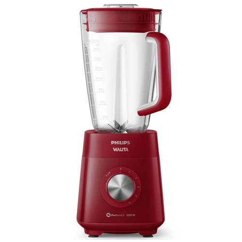 Liquidificador Philips Walita 5000 Series, 5 Velocidades + Pulsar, 1200W, Vermelho - RI2240/40 Menor preço em Liquidificador Philips Walita 5000 Series, 5 Velocidades + Pulsar, 1200W, Vermelho - RI2240/40