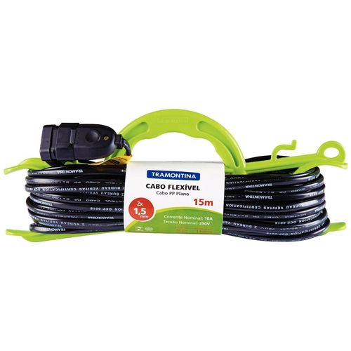 Extensão Cabide Tramontina 15m Cabo 1,5mm Menor preço em Extensão Cabide Tramontina 15m Cabo 1,5mm