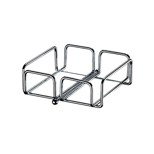 Porta-guardanapo em aço carbono Future Attuale 18x19x6,5cm cromado Menor preço em Porta-guardanapo em aço carbono Future Attuale 18x19x6,5cm cromado