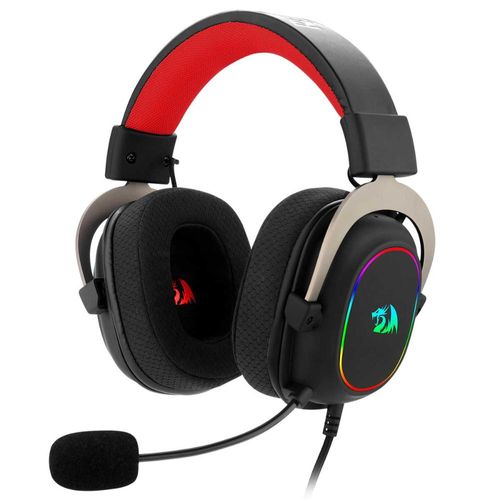 Headset Gamer Redragon Zeus X H510-RGB - 7.1 Surround - Controle de Volume e Microfone - RGB - USB Menor preço em Headset Gamer Redragon Zeus X H510-RGB - 7.1 Surround - Controle de Volume e Microfone - RGB - USB