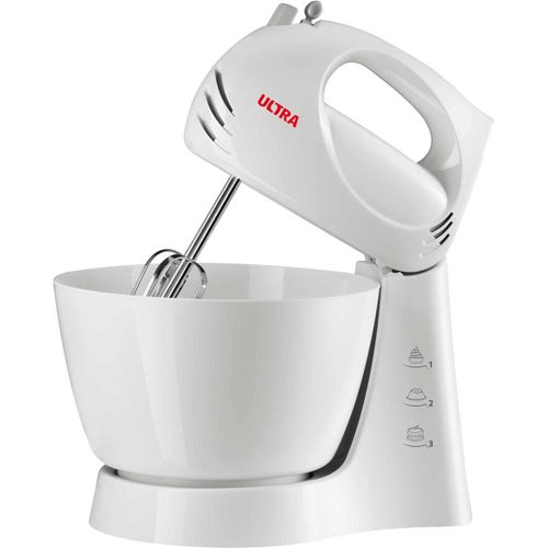 Batedeira Mondial Ultra Branca, 3 Velocidades, Função Pulsar - B-07 Menor preço em Batedeira Mondial Ultra Branca, 3 Velocidades, Função Pulsar - B-07