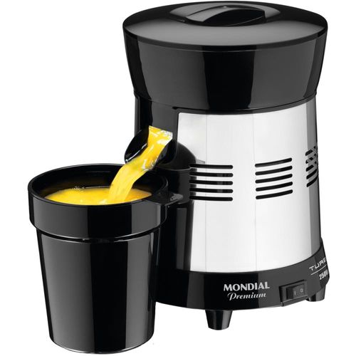 Espremedor de Fruta Mondial Premium Turbo, 250W, Inox - E-10 - Bivolt Menor preço em Espremedor de Fruta Mondial Premium Turbo, 250W, Inox - E-10 - Bivolt