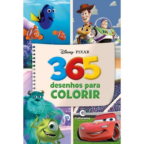 Livro Infantil 365 Desenhos Disney Culturama Meninos - Novo Mundo