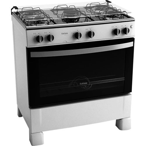 Fogão 5 Bocas de Piso Itatiaia Waves, Acendimento Automático, Branco - 3700000001 - Bivolt Menor preço em Fogão 5 Bocas de Piso Itatiaia Waves, Acendimento Automático, Branco - 3700000001 - Bivolt